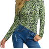 OC Long sleeve green leopard print bodysuit