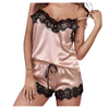 Lucy lace satin pajamas short set