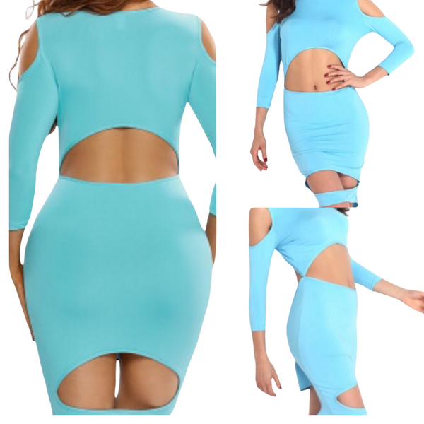 Outrageous hollow outs body dress