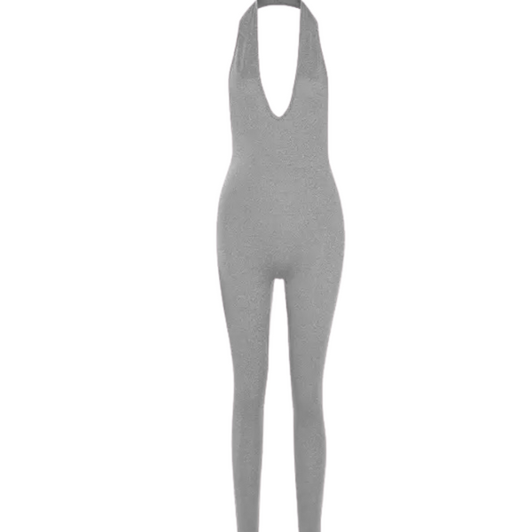 Yoga one piece v-neck jumpsuit